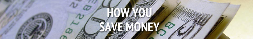 our main focus is to save you money
